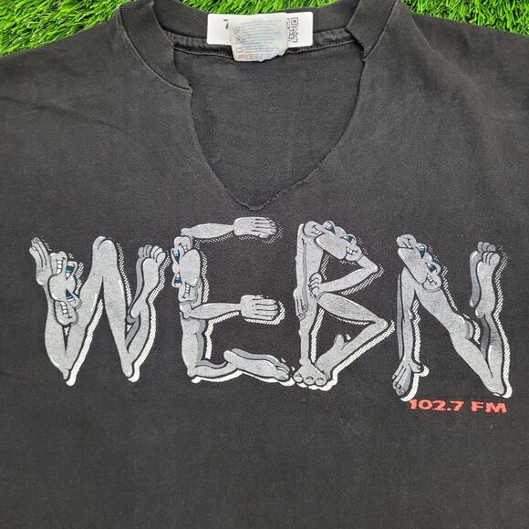 Vintage Cincinnati Radio Shirt Womens M 18x24 WEBN 102.7 FM - Picture 8 of 13